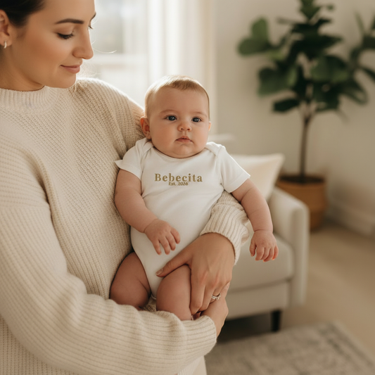Bebecita White Onesie Square