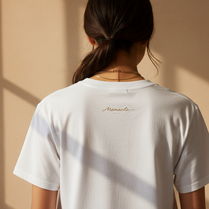 Mamacita Signature Tee — White Back