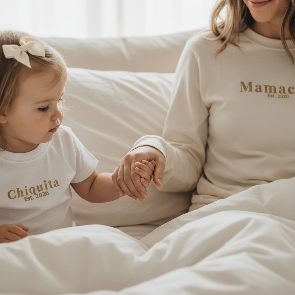 Mother Daughter Holding Hands